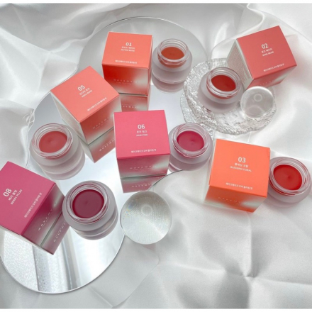 Суфле для губ с блюр-эффектом Wakemake Over Blurring Pot 07 Mauve Pink