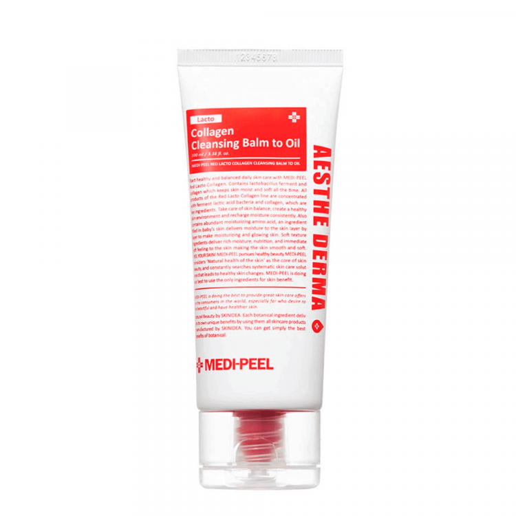 Бальзам очищающий для лица с пробиотиками Medi-Peel Lacto Collagen Cleansing Balm to Oil