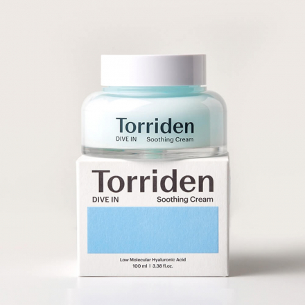 Крем-антистресс для лица гиалуроновый Torriden Dive In Low Molecular Hyaluronic Acid Soothing Cream