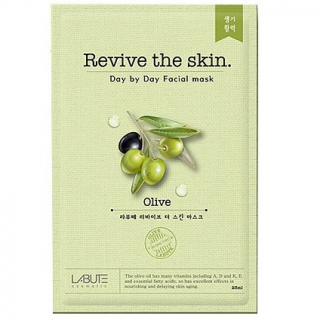 Тканевая маска с оливой Labute Revive the skin Olive Mask