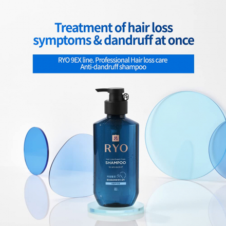 Шампунь для волос от перхоти и выпадения волос RYO Hair Loss Expert Care Shampoo For Anti-Dandruff