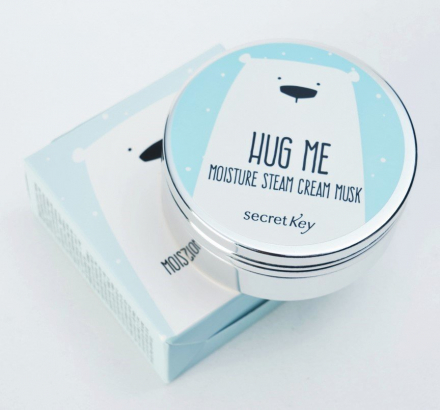 Крем для лица увлажняющий c аргановым маслом SECRET KEY Hug Me Moisture Steam Cream Musk, 80 г