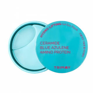 Патчи для век успокаивающие с керамидами и азуленом Trimay Hydro Lifting Gel Eye Patch