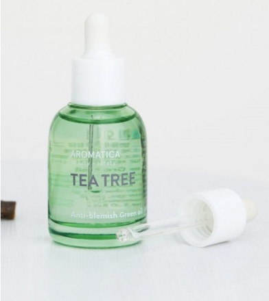Масло для лица с экстрактом чайного дерева Aromatica Tea Tree Green Oil