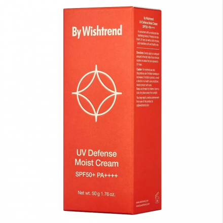 Солнцезащитный крем увлажняющий By Wishtrend UV Defense Moist Cream SPF50+ PA++++ 