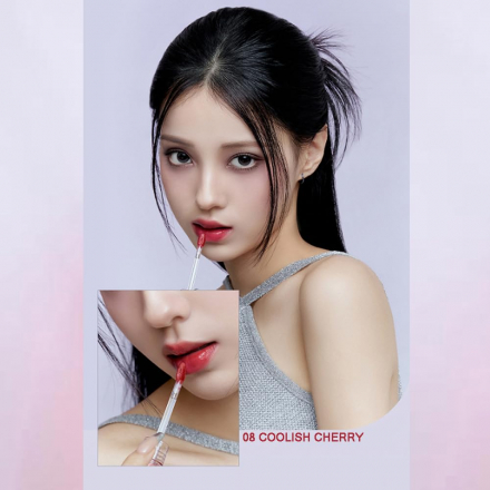 Тинт с влажным финишем Wakemake Dewy Gel Glow Tint 08 Coolish Cherry
