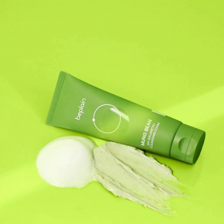 Пенка для умывания глубокоочищающая Beplain Mung Bean pH-Balanced Cleansing Foam