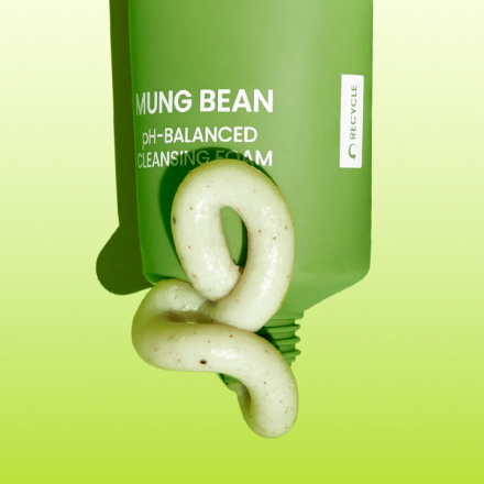 Пенка для умывания глубокоочищающая Beplain Mung Bean pH-Balanced Cleansing Foam