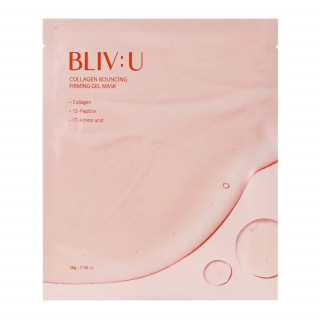 Гидрогелевая маска коллагеновая с пептидами Bliv:U Collagen Bouncing Firming Gel Mask