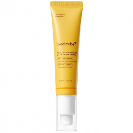 Гель-сыворотка для глаз с койевой кислотой Medicube Kojic Acid Turmeric Vita Eye Gel Serum
