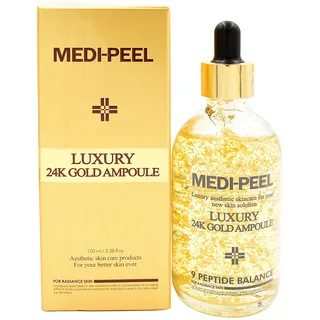 Сыворотка разглаживающая для эластичночти кожи Medi-Peel luxuru 24K gold ampoule