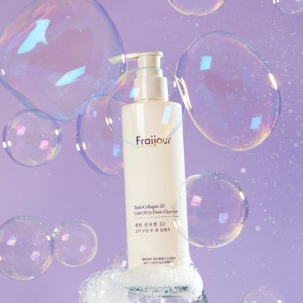 Гидрофильное масло-пенка для лица Fraijour Retin-Collagen 3D Core Oil to Foam Cleanser