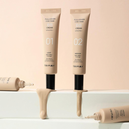 BB-крем многофункциональный Trimay Full Cover 3-in-1 Max BB Cream SPF40 PA++ №01