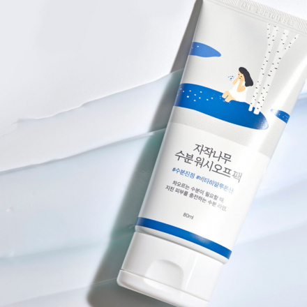 Маска для лица с березовым соком Round Lab Birch Juice Moisturizing Washoff Pack
