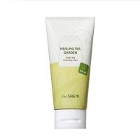 Пенка для умывания с экстрактом зеленого чая The Saem Healing Tea Garden Green Tea Cleansing Foam