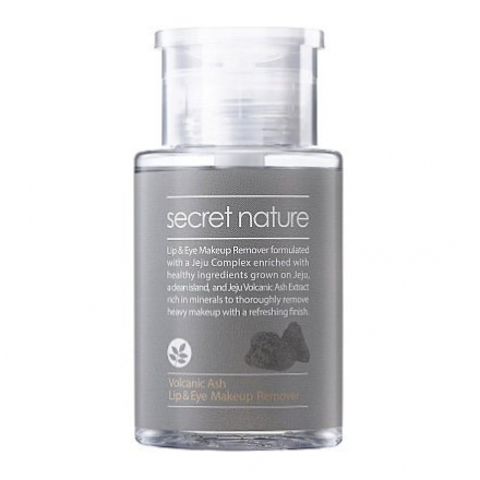 Средство-жидкость для снятия макияжа с глаз и губ SECRET NATURE Volcanic Ash Lip&amp;Eye Makeup Remover