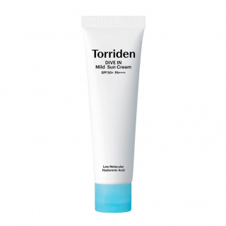 Солнцезащитный крем увлажняющий минеральный Torriden Dive In Mild Sun Cream SPF50+ PA++++