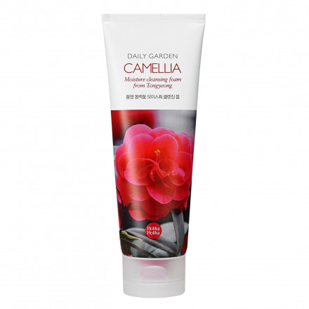 Пенка очищающая с экстрактом камелии Holika Holika Daily Garden Camelia Moisture Cleansing Foam